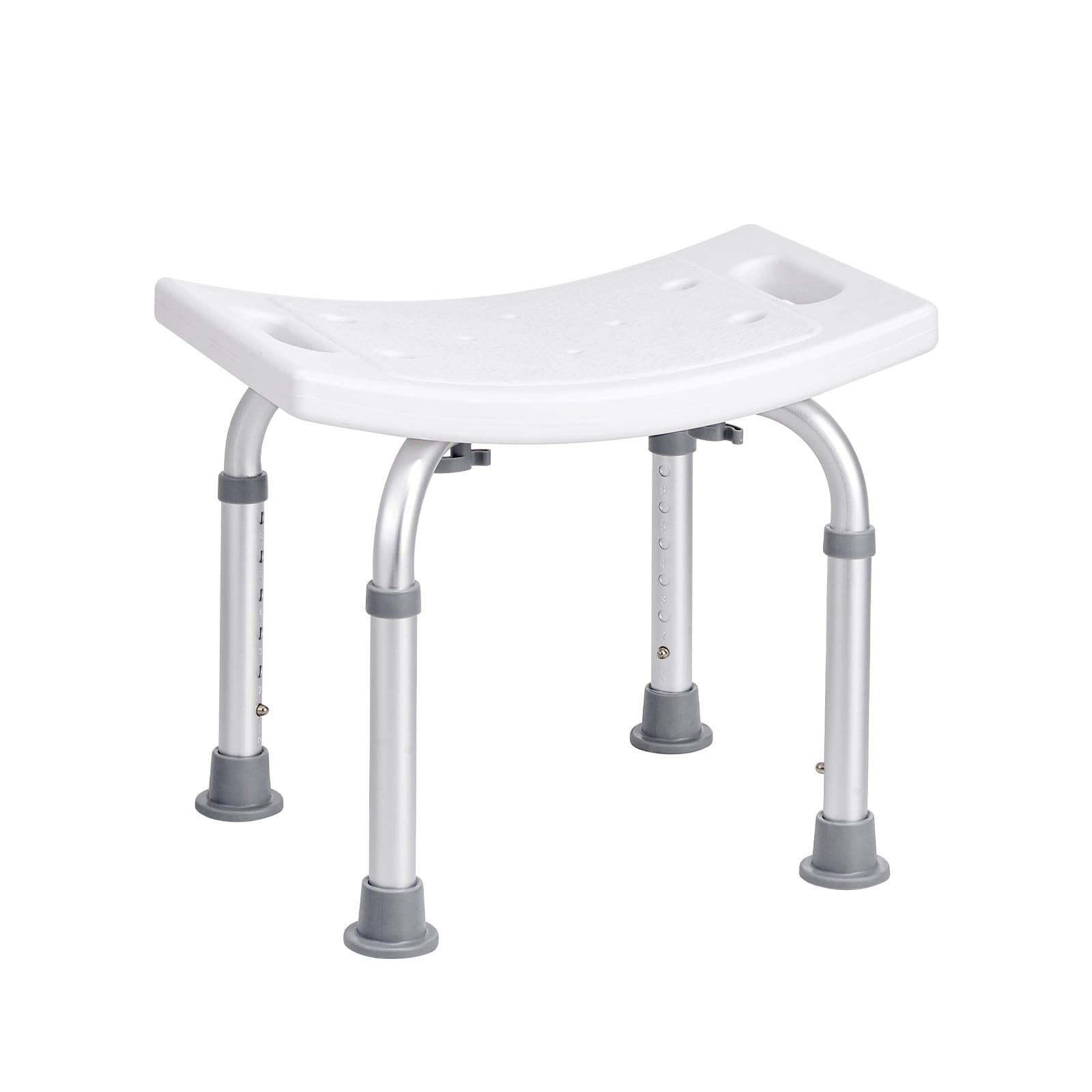 Adjustable Shower Chair With Handles And Non-slip Seat For Elderly_voghion.com